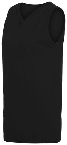 Ladies' Sleeveless V-Neck Poly/Cotton Jersey