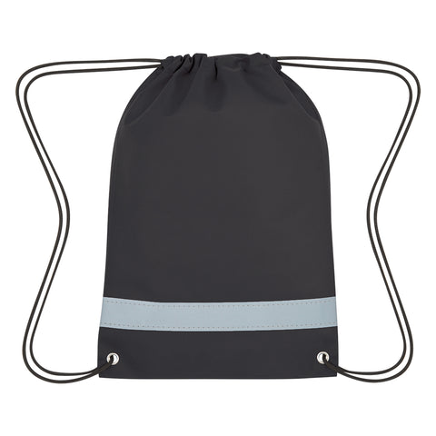 Lil' Bit Reflective Non-woven Drawstring Bag