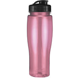 24 Oz. Contour Translucent Bottle w/ Flip Top Lid