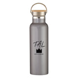 21 Oz. Liberty Stainless Steel Bottle With Wood Lid