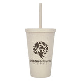 16 Oz. Newport Wheat Travel Tumbler