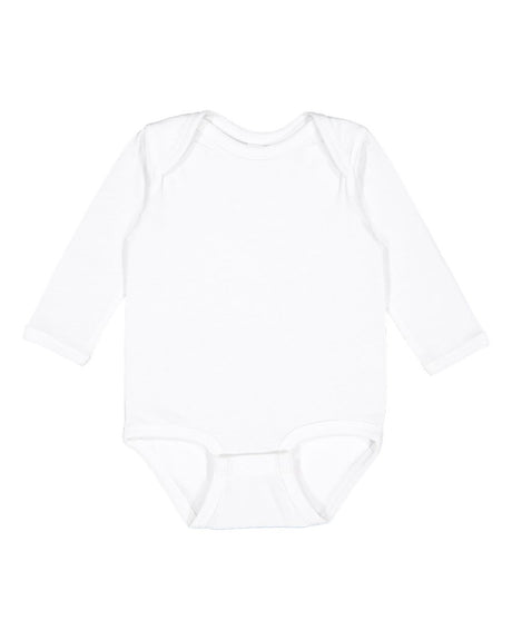 Rabbit Skins Infant Fine Jersey Long Sleeve Bodysuit