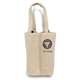 Certified Organic Cotton Double Bottle Wine Tote