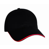 Constructed Mid Weight Brushed Cotton Twill Sandwich Cap