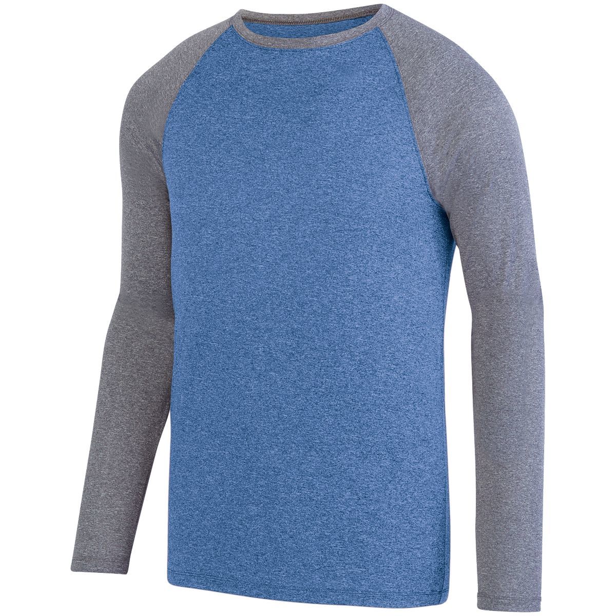 Kinergy Two Color Long Sleeve Raglan Tee