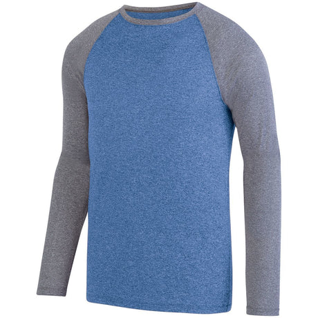 Kinergy Two Color Long Sleeve Raglan Tee