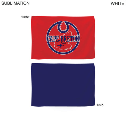 Colored Microfiber Dri-Lite Terry Rally, Sports, Skate Towel, 12x18 Sublimated Edge to Edge 2 sides