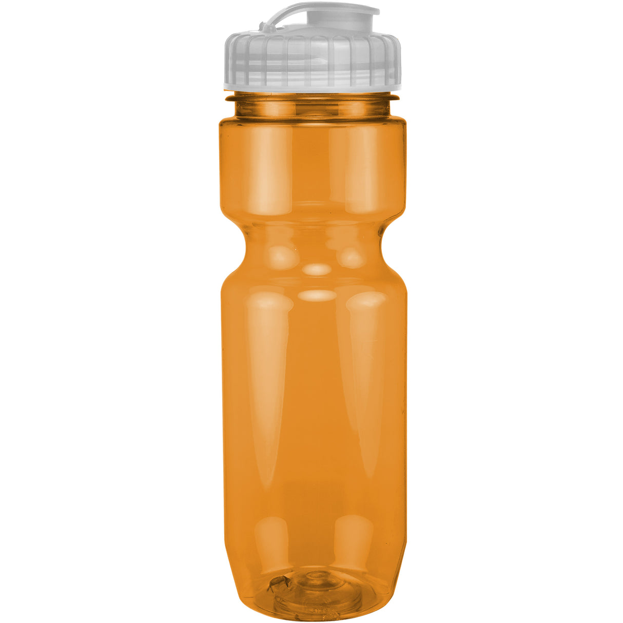 22 Oz. Translucent Bike Bottle w/ Flip Top Lid