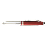 Vivano Duo w/LED Light & Stylus - ColorJet - Full-Color Metal Pen