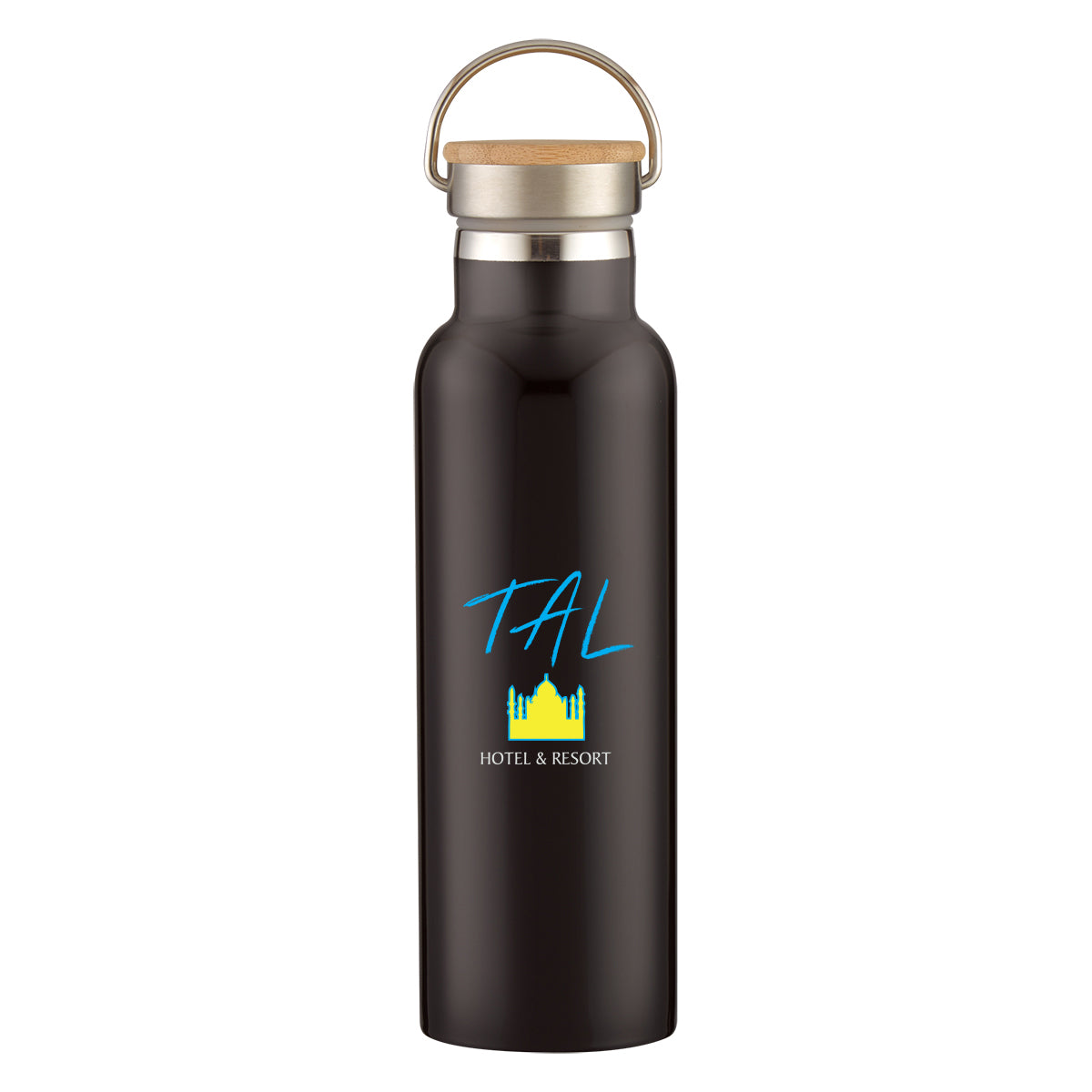 21 Oz. Liberty Stainless Steel Bottle With Wood Lid