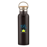 21 Oz. Liberty Stainless Steel Bottle With Wood Lid