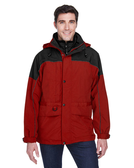 NORTH END Adult 3-in-1 Two-Tone Parka