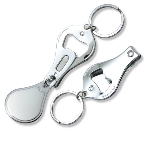 Platinum Series Nail Clipper Key Chain w/Digi Cal