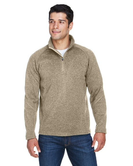 DEVON AND JONES Adult Bristol Sweater Fleece Quarter-Zip