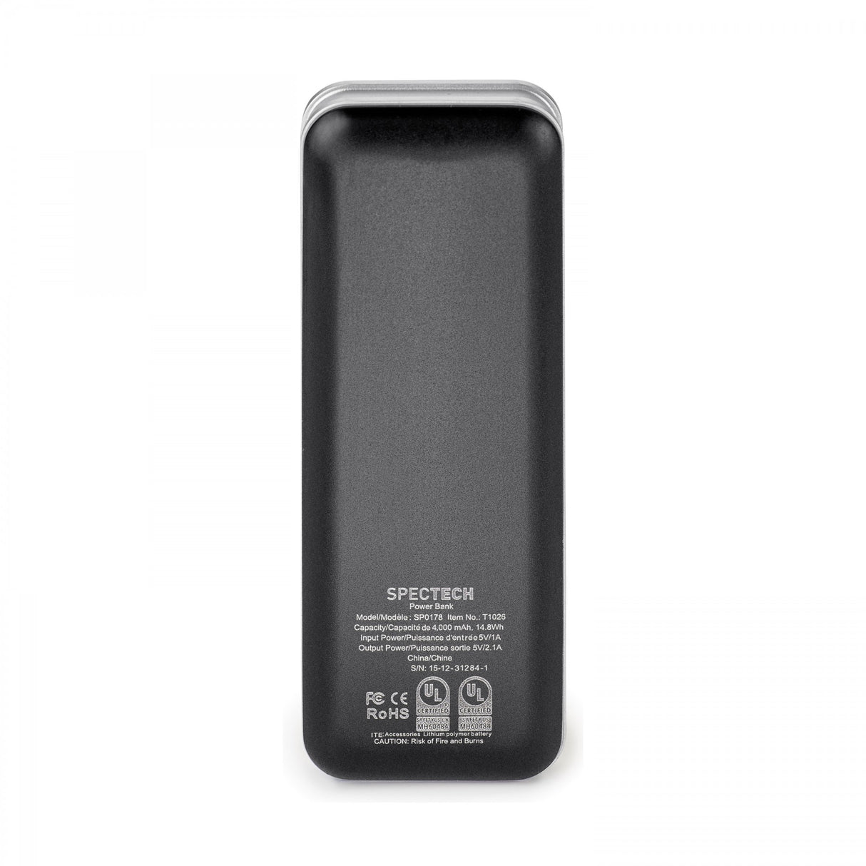 MISSION 4,000 mAh UL CERTIFIED POWER BANK