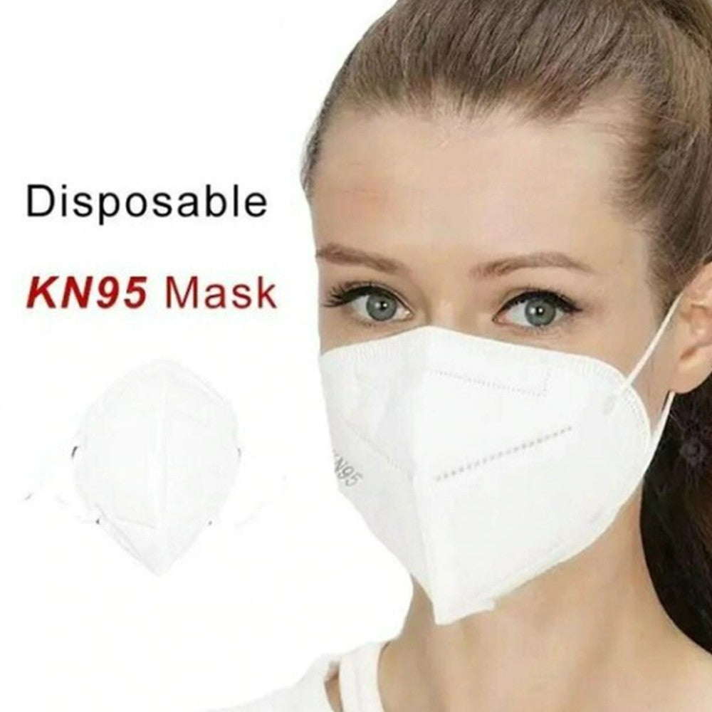KN95, 5-Ply Face Masks, FDA EUA List, Bulk Packaged, Full color Transfer logo left side (1 location)