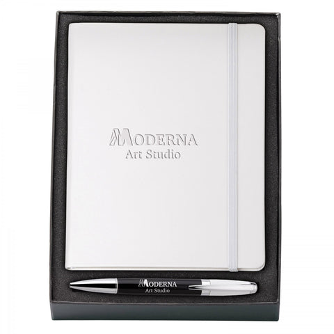 MELODY 2-TONE NEOSKINreg; PEN JOURNAL GIFT KIT