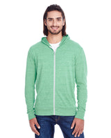 000236 THREADFAST Unisex Triblend Full-Zip Light Hoodie