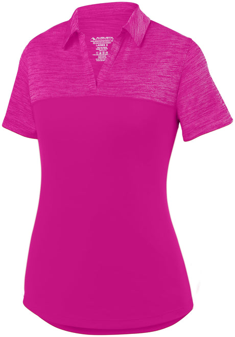 Ladies Shadow Tonal Heather Polo