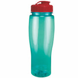 24 Oz. Contour Translucent Bottle w/ Flip Top Lid
