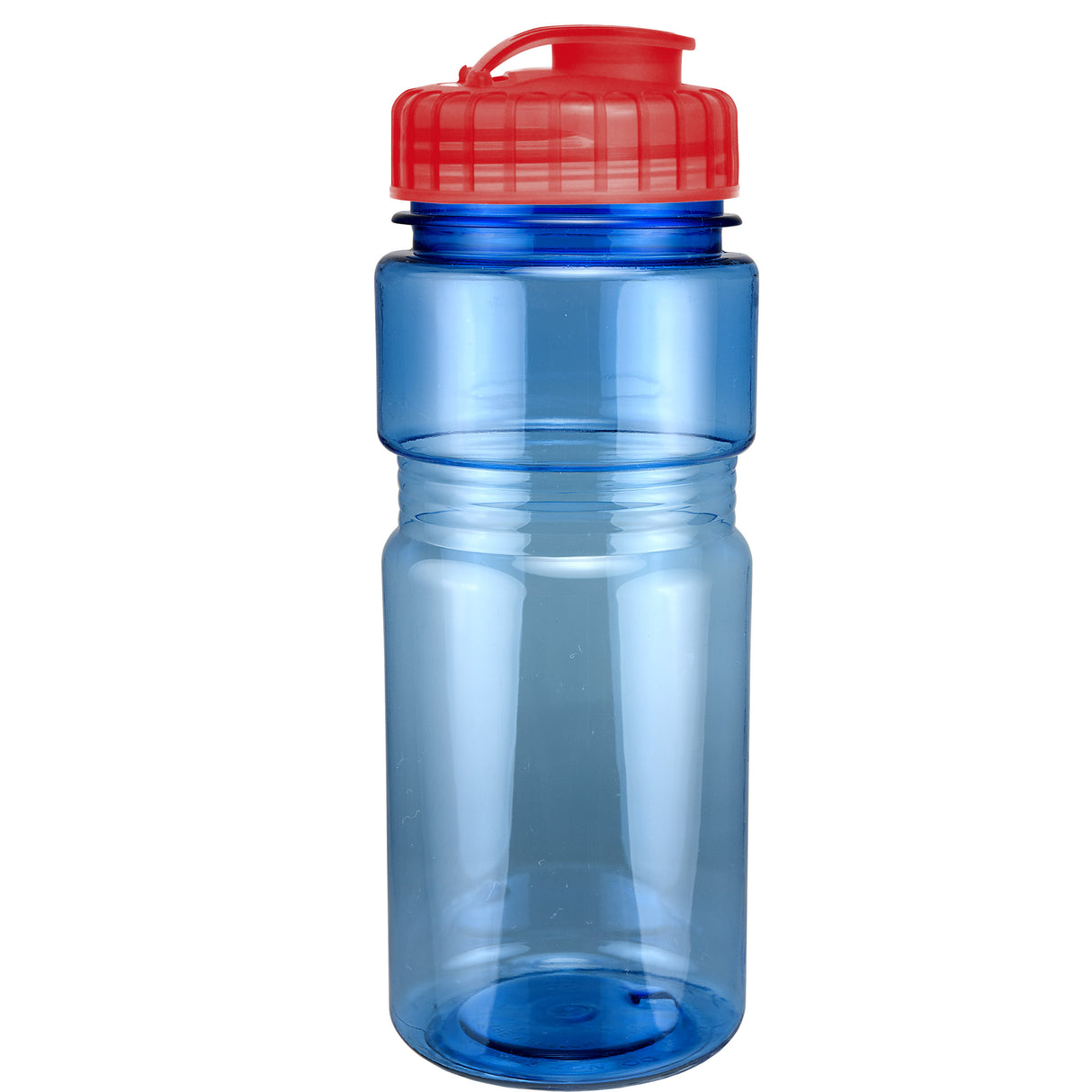 20 Oz. Translucent Recreation Bottle w/ Flip Top Lid