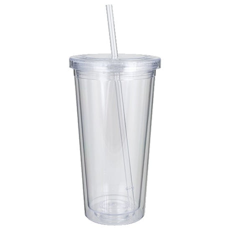 20 Oz. Lakefront Tumbler with Screw On Straw Lid