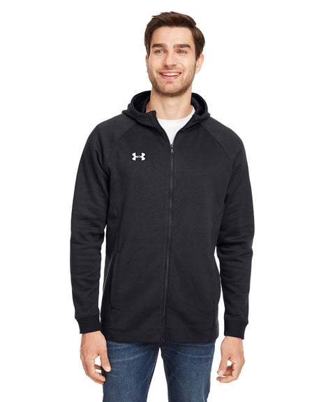 UNDER ARMOUR Men's Hustle Full-Zip Hooded Sweatshirt