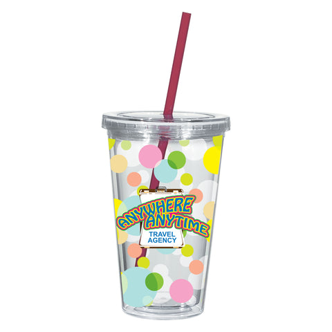 16 Oz. Newport Acrylic Tumbler With Insert