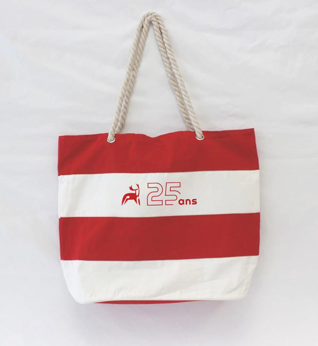 Cabana Beach Bag with Rope Handles