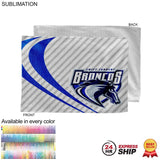 24 Hr Express Ship - Microfiber Dri-Lite Terry Rally, Sports, Skate Towel, 12x18 Sublimated