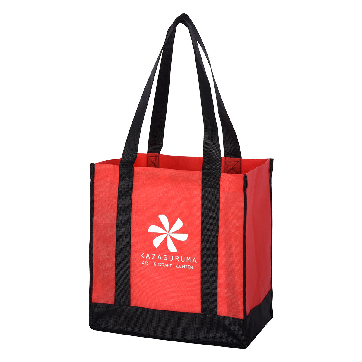000440 Non-woven Two-tone Shopper Tote Bag