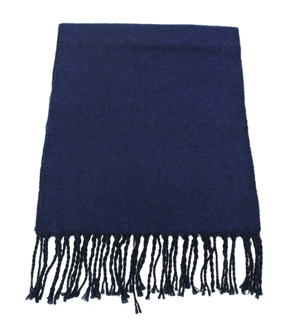 Herringbone Lambswool Scarf (Embroidery)