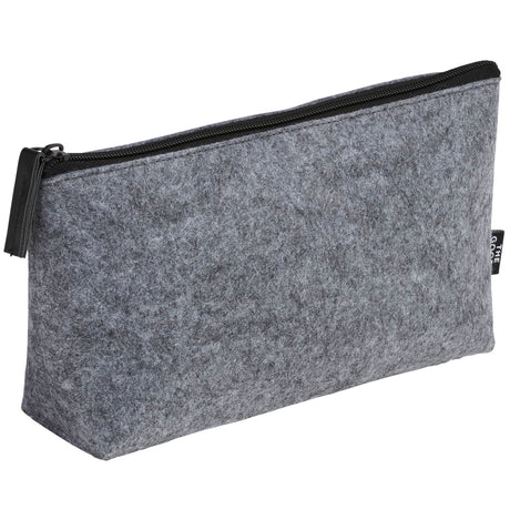 000296 The Goods Recycled Felt Zippered Pouch