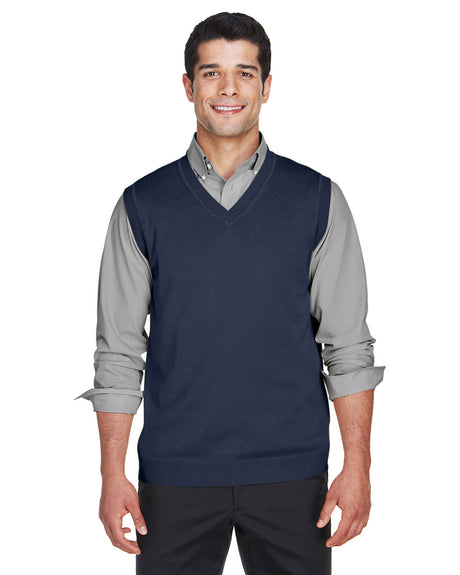DEVON AND JONES Adult V-Neck Vest