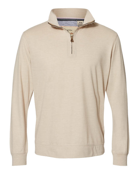 Weatherproof Vintage Microstripe Quarter-Zip Pullover