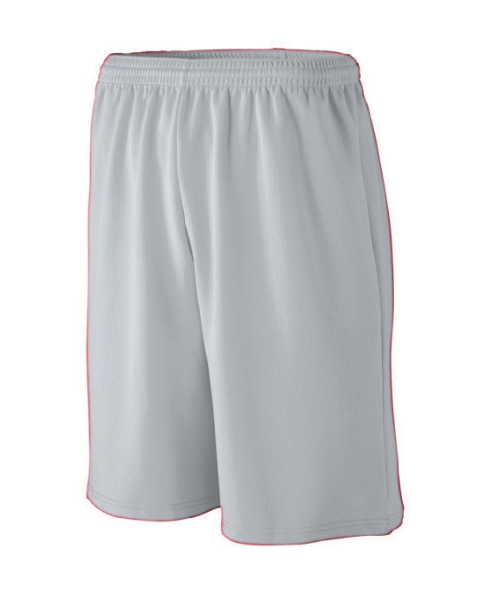 Youth Longer Length Wicking Mesh Athletic Shorts