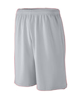 Youth Longer Length Wicking Mesh Athletic Shorts
