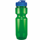 22 Oz. Translucent Bike Bottle w/ Flip Top Lid