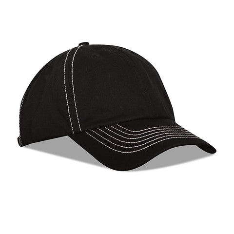 Unconstructed Bio-Washed Saddle Stitch Cap