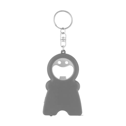 HandyMan - 4-in-1 Keychain, Bottle Opener, LED Flashlight, 3 ft Measuring Tape