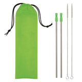 2-pack Stainless Steel Straw Kit