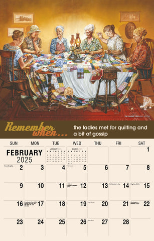 Galleria Wall Calendar 2025 Remember When Calendar