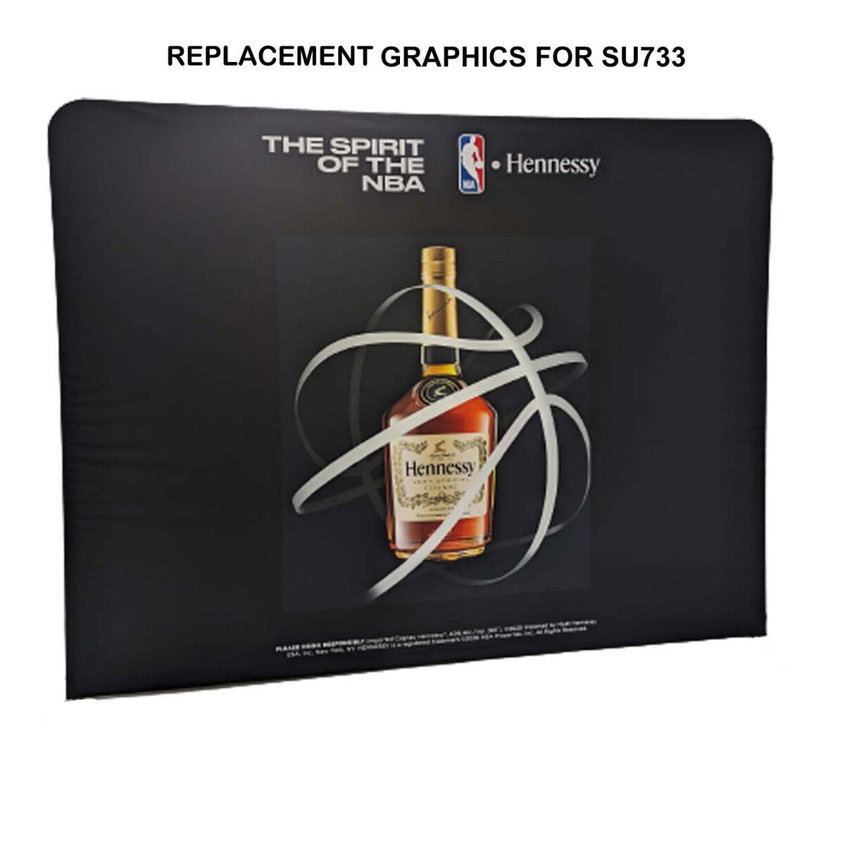 24 Hr Express - Replacement Full Color Graphics Double Sided for 8'W x 8'H EuroFit Straight Wall