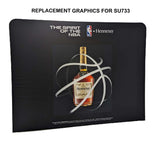 24 Hr Express - Replacement Full Color Graphics Double Sided for 8'W x 8'H EuroFit Straight Wall