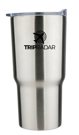 Sidley 30oz double wall stainless steel mug with push on lid, stainless steel