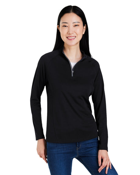 CORE 365 Ladies' Origin Performance Pique Quarter-Zip
