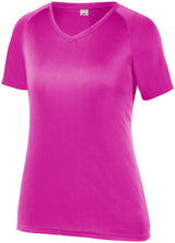 Ladies Attain Wicking Raglan Sleeve Tee