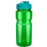 20 Oz. Translucent Recreation Bottle w/ Flip Top Lid