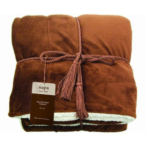 Deluxe Lambswool Throw Blanket