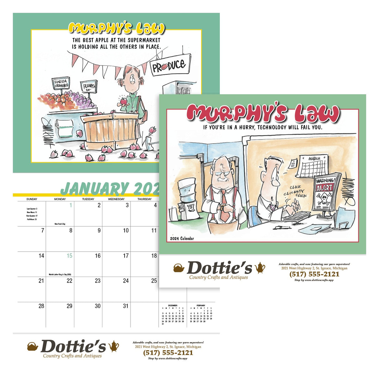 Murphy's Law Appointment Calendar - Stapled